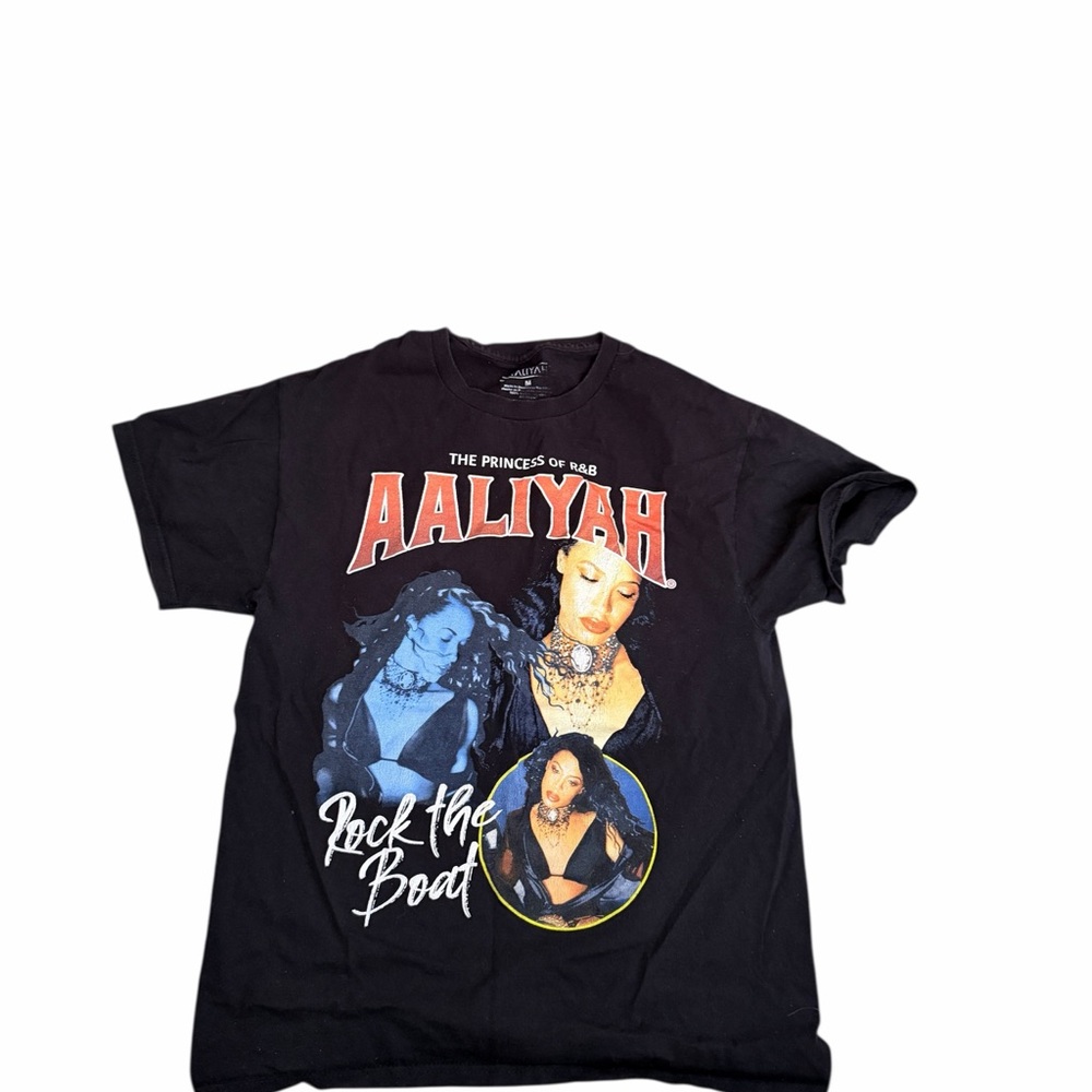 Aaliyah Black Short Sleeve Kids Tee